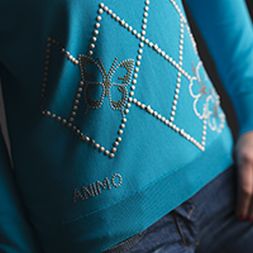ANIMO Pullover SILENT Limited Edition - türkis
