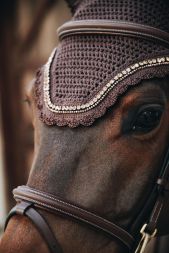 KENTUCKY HORSEWEAR Schabracke PEARLS - braun