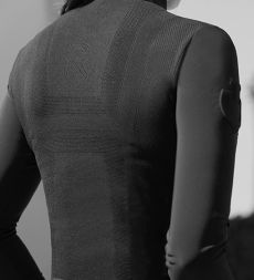 CT Damen Turniershirt POLO Knit JACQUARD - grau