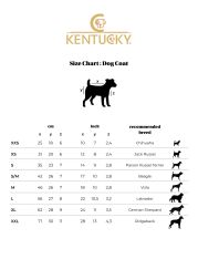 KENTUCKY Hundemantel DOG Coat PEARLS - marine