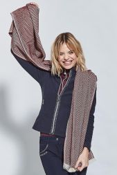 HARCOUR Schal FRED Scarf Woman - plum
