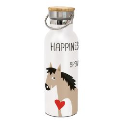 Trinkflasche HAPPINESS & HORSE Steel Bottle